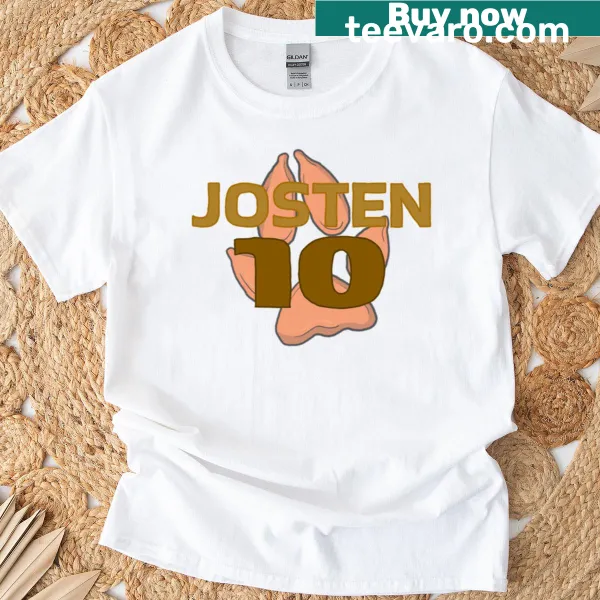Oversized T-shirt featuring the number 10 and sports theme