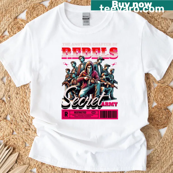 Bold Rebels graphic on a T-shirt