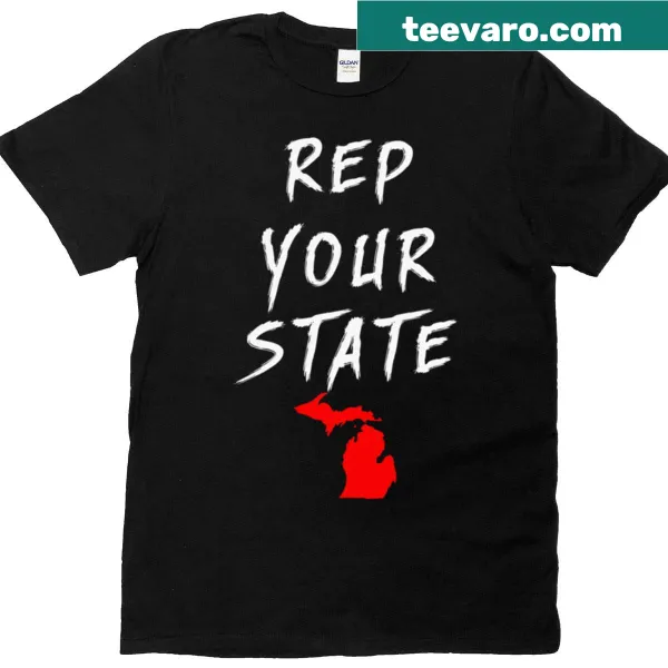 Michigan emblem design T-shirt