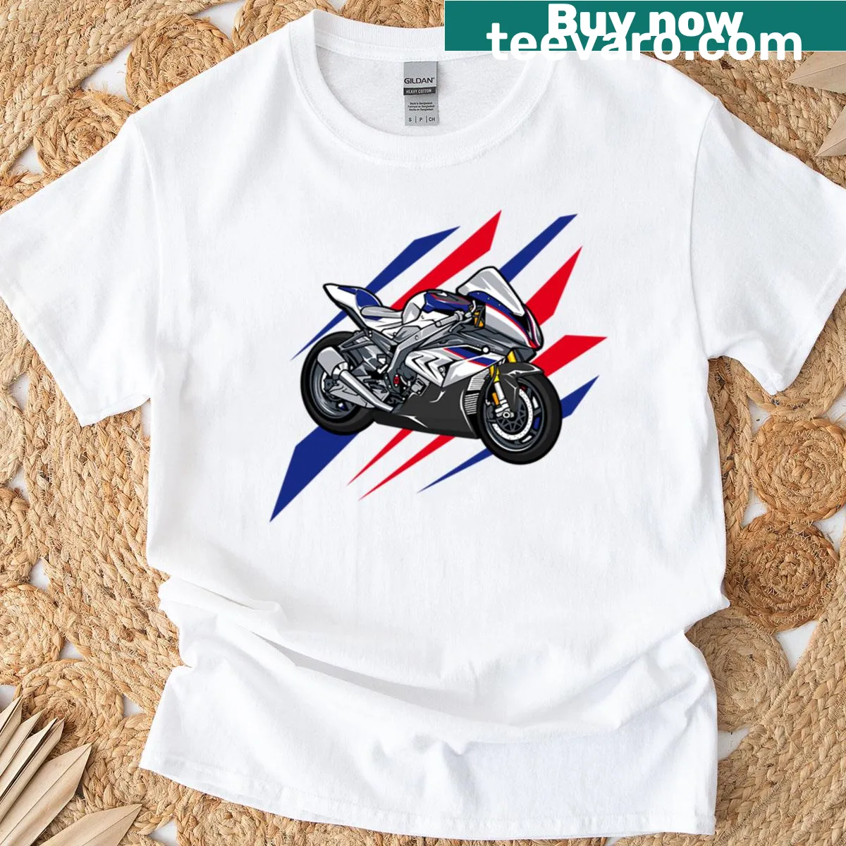 Graphic S1000rr motorcycle motorbike t-shirt — on a men's t-shirt