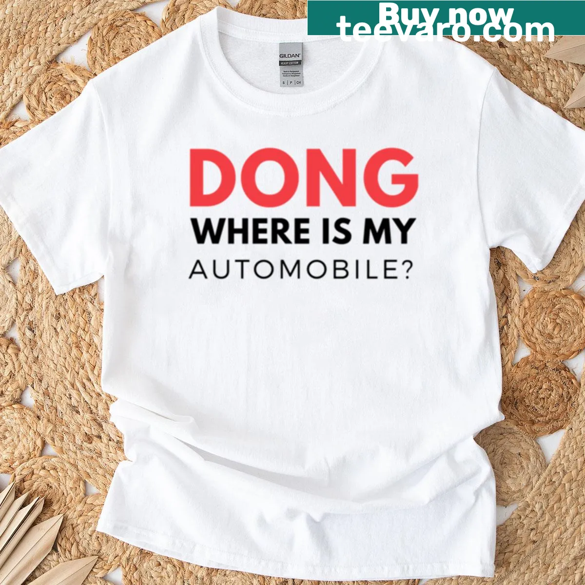 T-shirt featuring Long Duk Dong graphic from Sixteen Candles — on a men's t-shirt