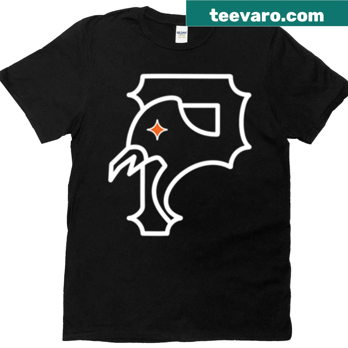 Steel City Symbol T-shirt with unique urban design — on a men's t-shirt