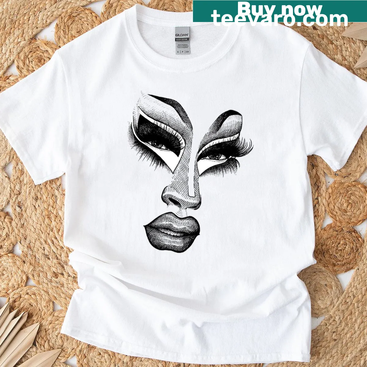 Playful T-shirt featuring a cartoon graphic of Trixie in black — on a men's t-shirt