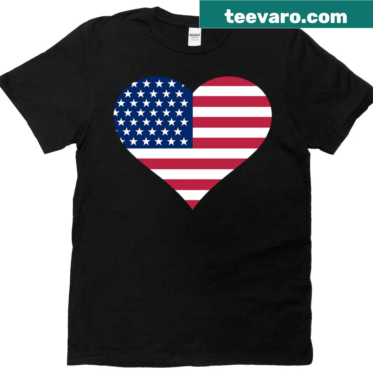 USA Patriots T-shirt with bold design — on a men's t-shirt