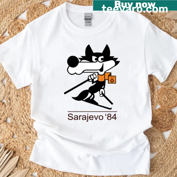 Illustration of Vucko, the ski mascot, on a T-shirt
