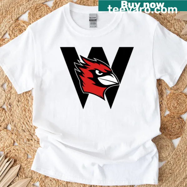 Oversized Wesleyan University T-shirt with bold text