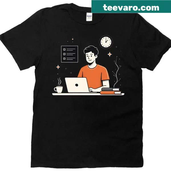 Typography design reading 'Working Session' on an oversized T-shirt