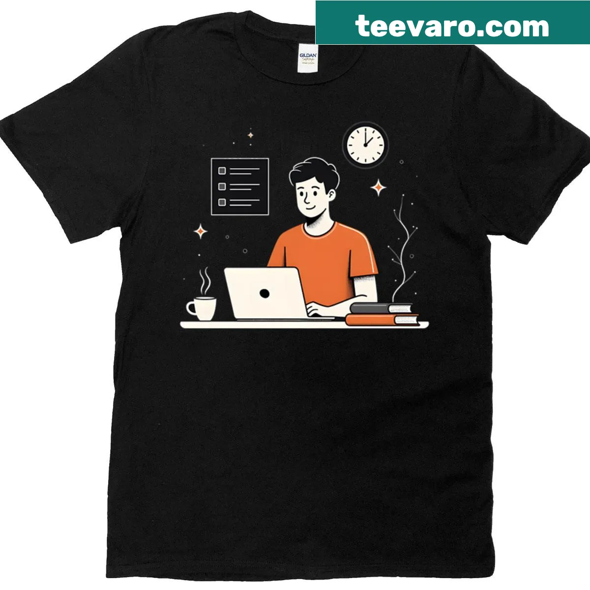 Typography design reading 'Working Session' on an oversized T-shirt — on a men's t-shirt