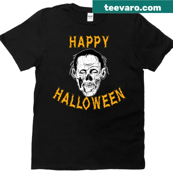 Humorous illustration of a zombie for Halloween graphic T-shirt