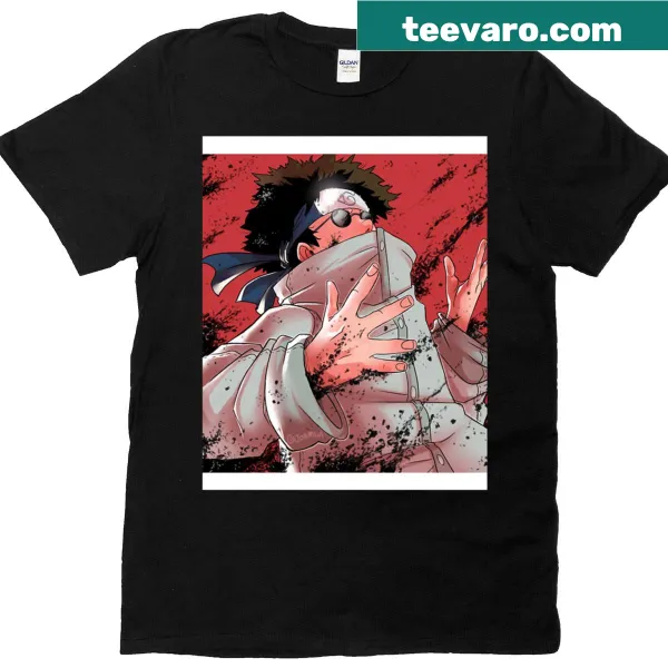 Graphic T-shirt featuring Aburames Bug Boy character