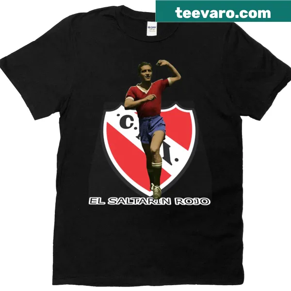 Typographic T-shirt honoring Arsenio Erico in soccer
