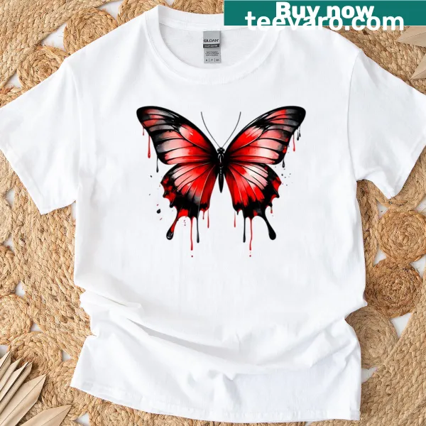 Butterfly t-shirt featuring a charming butterfly graphic