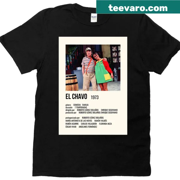 T-shirt featuring a nostalgic illustration inspired by El Chavo