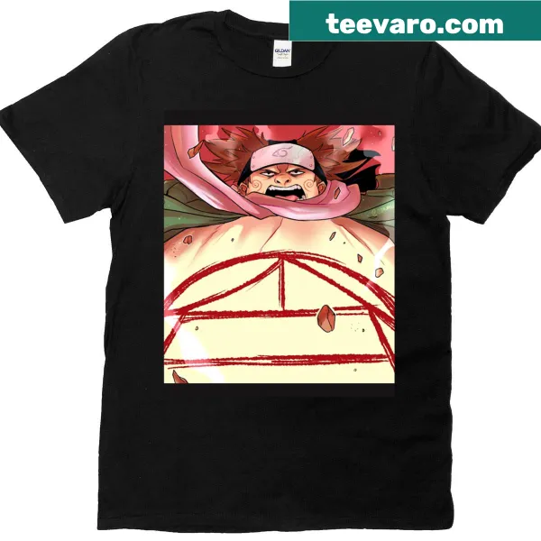 Graphic T-shirt featuring Boy-akimichi design with expansion theme