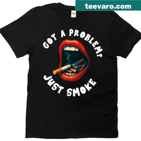 Playful typography t-shirt with humorous saying