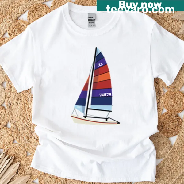 Cartoon graphic of Hobie on an oversized t-shirt