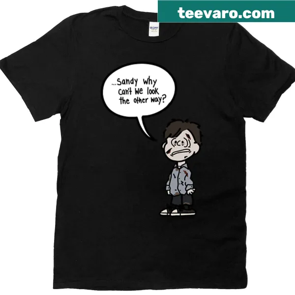 Interpol-themed t-shirt with a thought-provoking quote