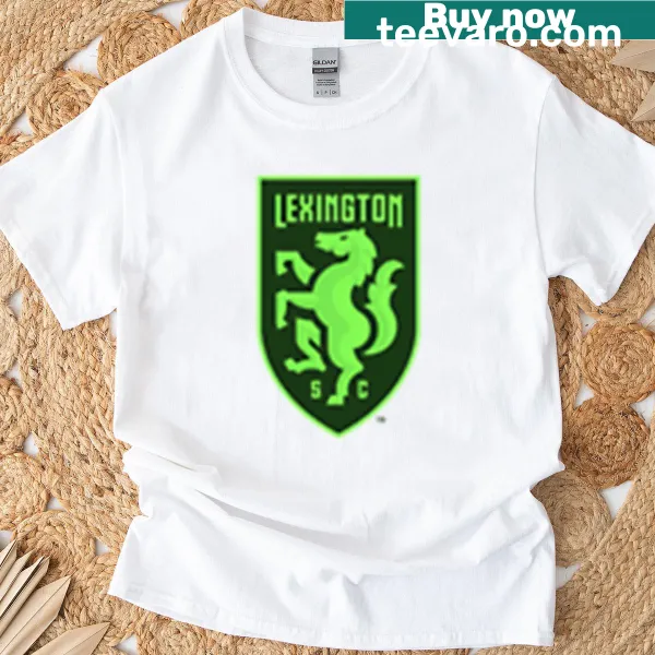 Oversized t-shirt with bold typography stating 'Lexington SC'.