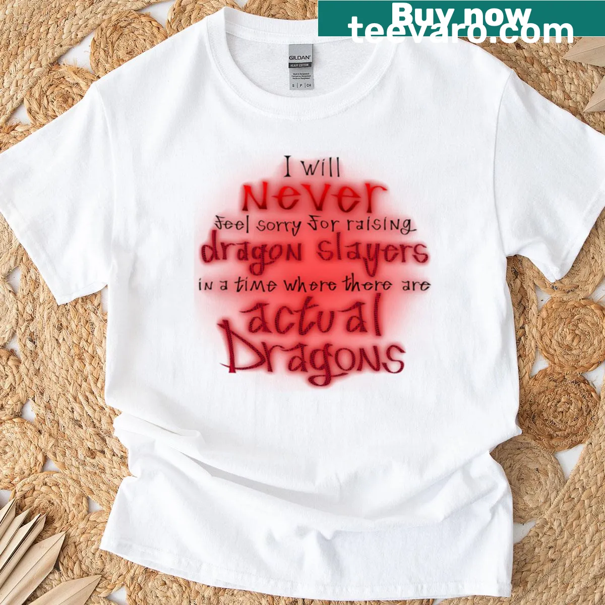 Oversized t-shirt with the phrase 'Mother Of Slayers' — on a men's t-shirt