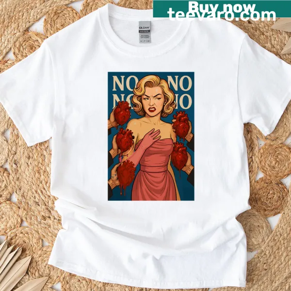 T-shirt with 'No No I Choose Love' uplifting message