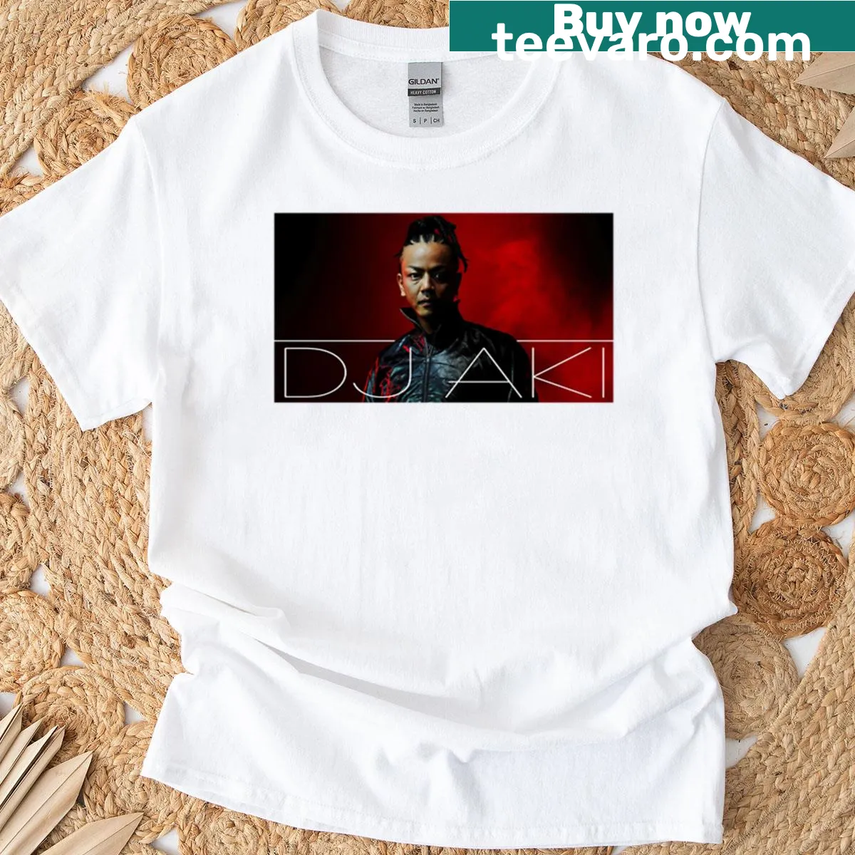 Happy Birthday T-shirt with a colorful present illustration — on a men's t-shirt
