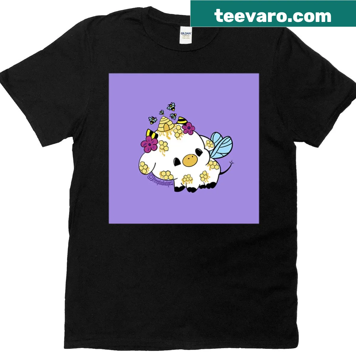 Queen Bee T-shirt promoting confidence and empowerment — on a men's t-shirt