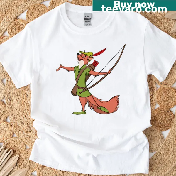 Oversized t-shirt featuring Robin Hood graphic art