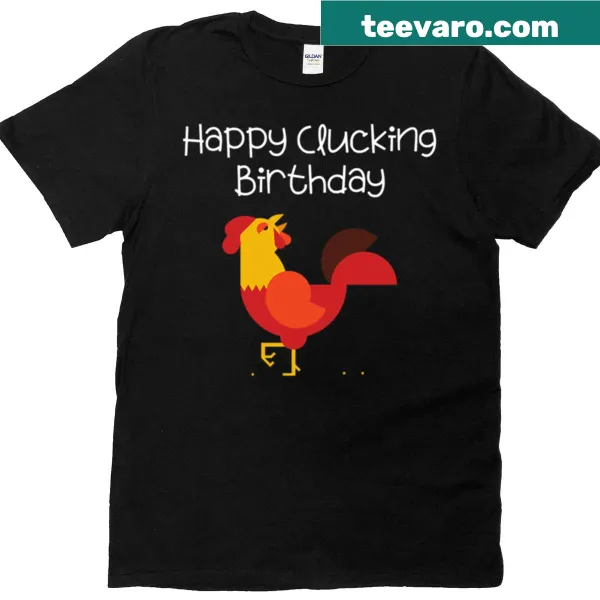 Humorous T-shirt with a funny rooster saying graphic