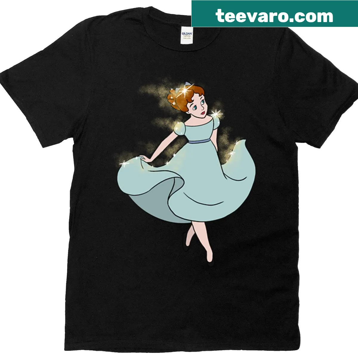 Cute oversized T-shirt celebrating the name Wendy with playful graphics — on a men's t-shirt