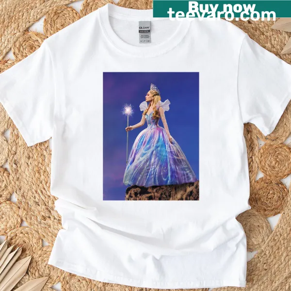 Charming t-shirt featuring Glinda from Wicked