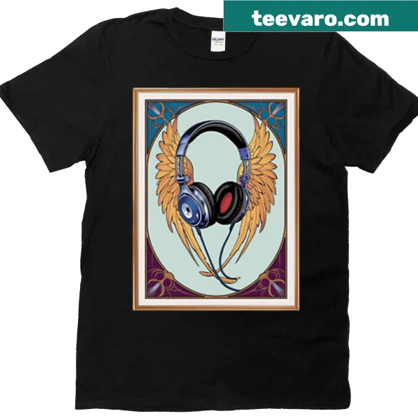 T-shirt featuring Wings Of Sound musical design