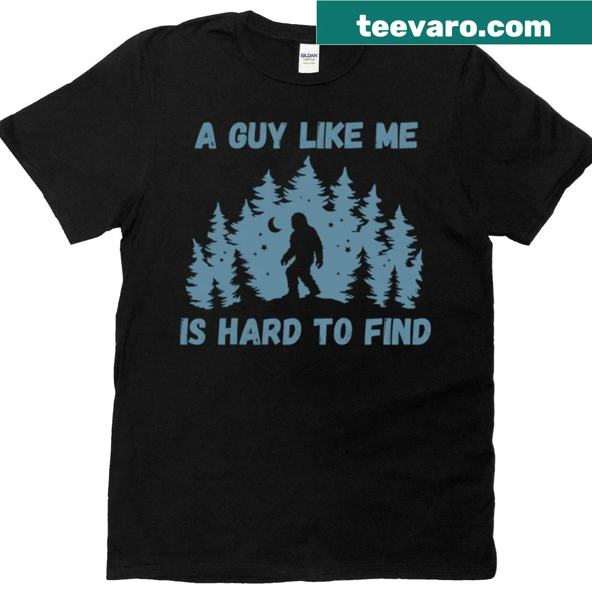 Funny T-shirt for dads featuring Bigfoot theme for Father's Day — on a men's t-shirt