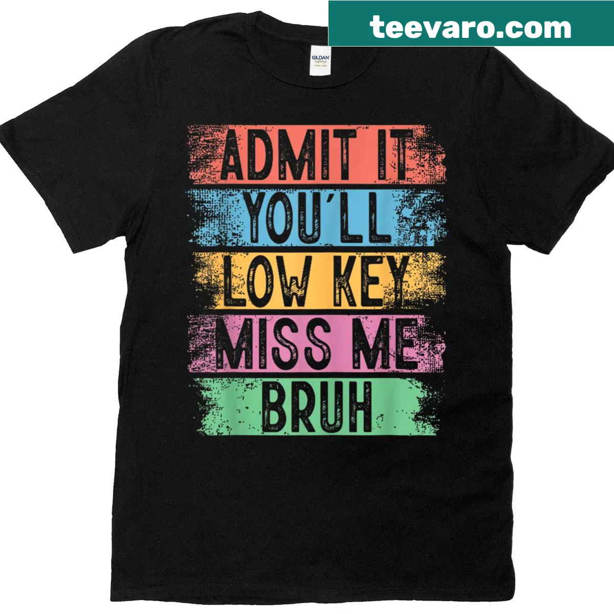 Funny teacher t-shirt with humorous text about missing students — on a men's t-shirt