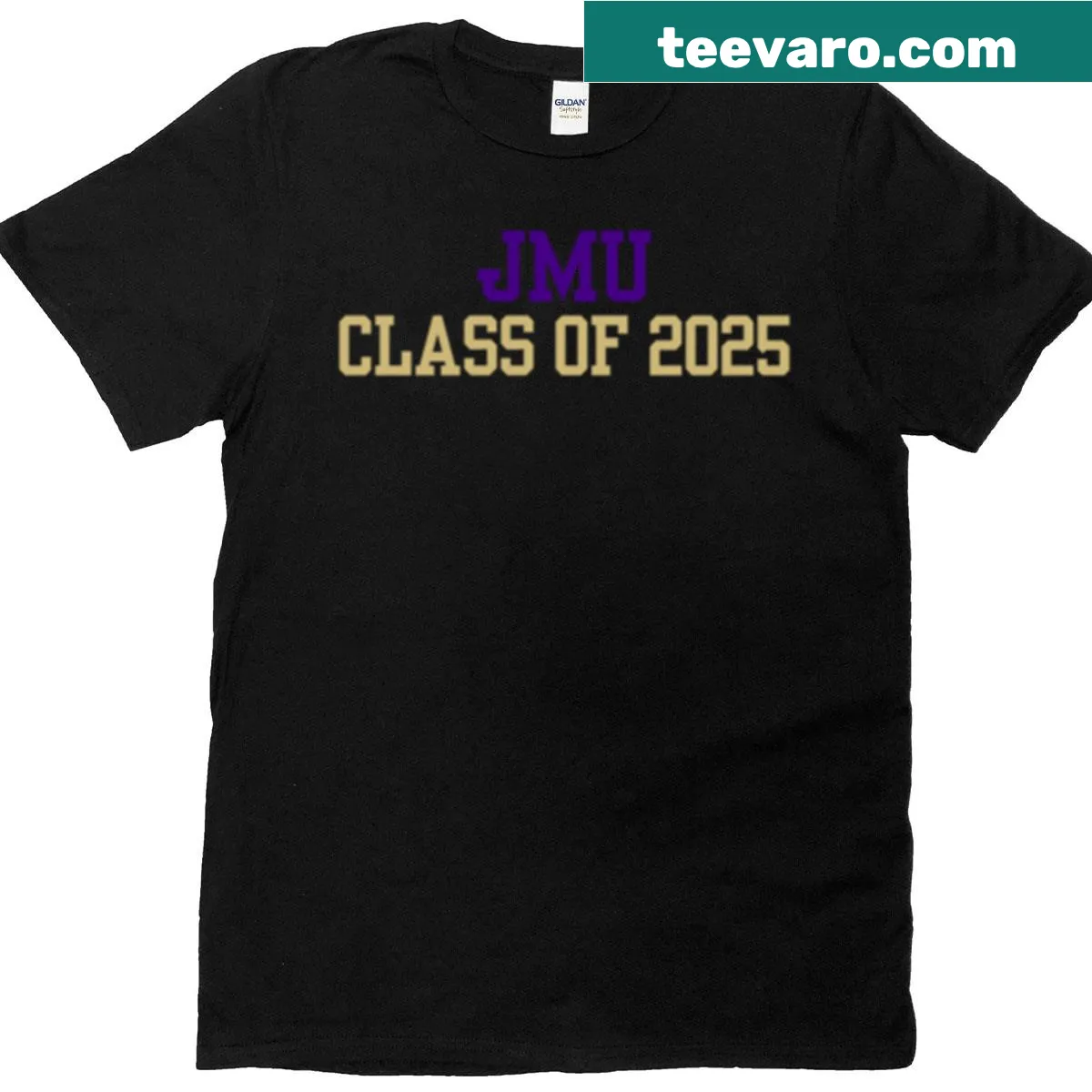 Oversized T-shirt for Class of 2025 James Madison University — on a men's t-shirt
