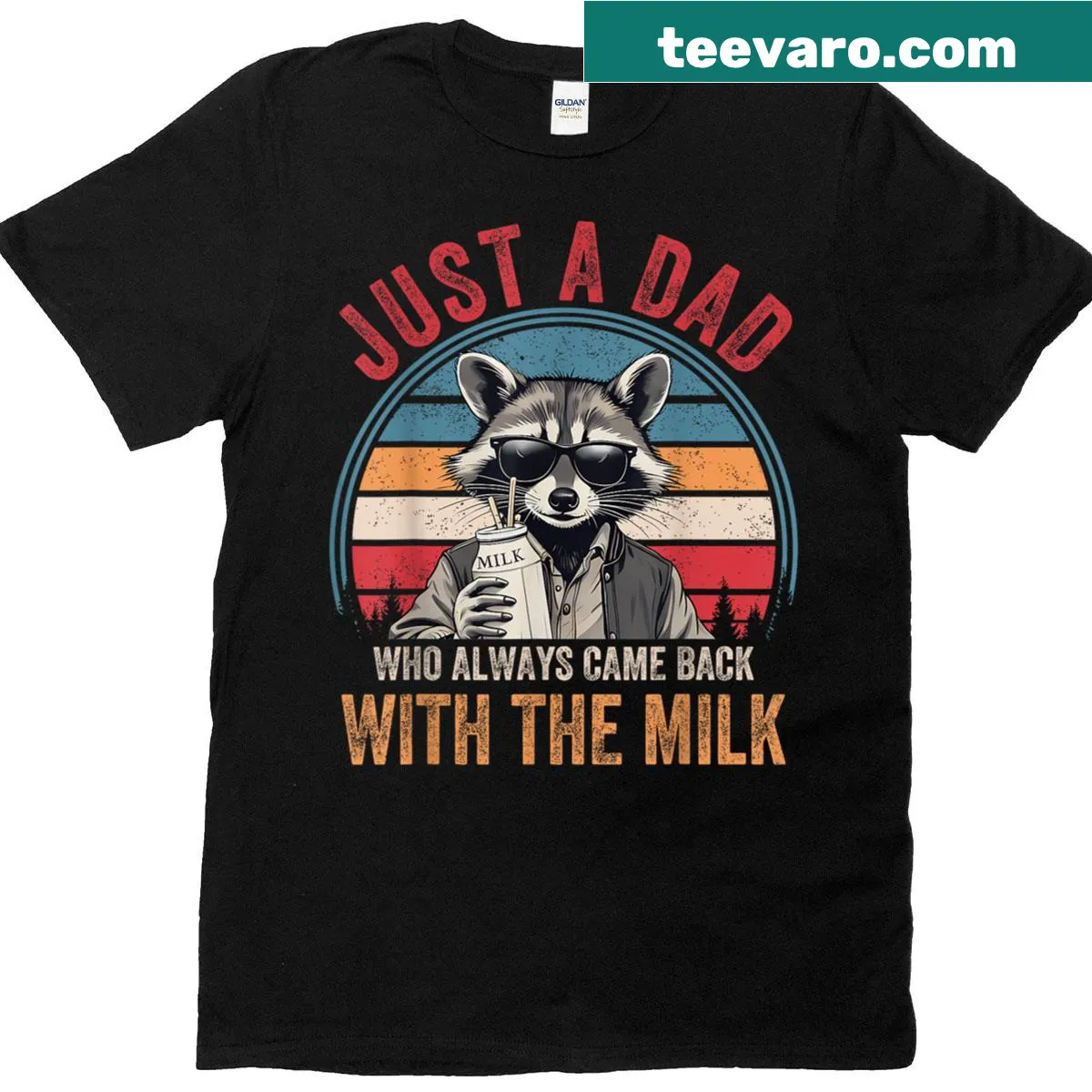 T-shirt designed for Father's Day with heartfelt text — on a men's t-shirt