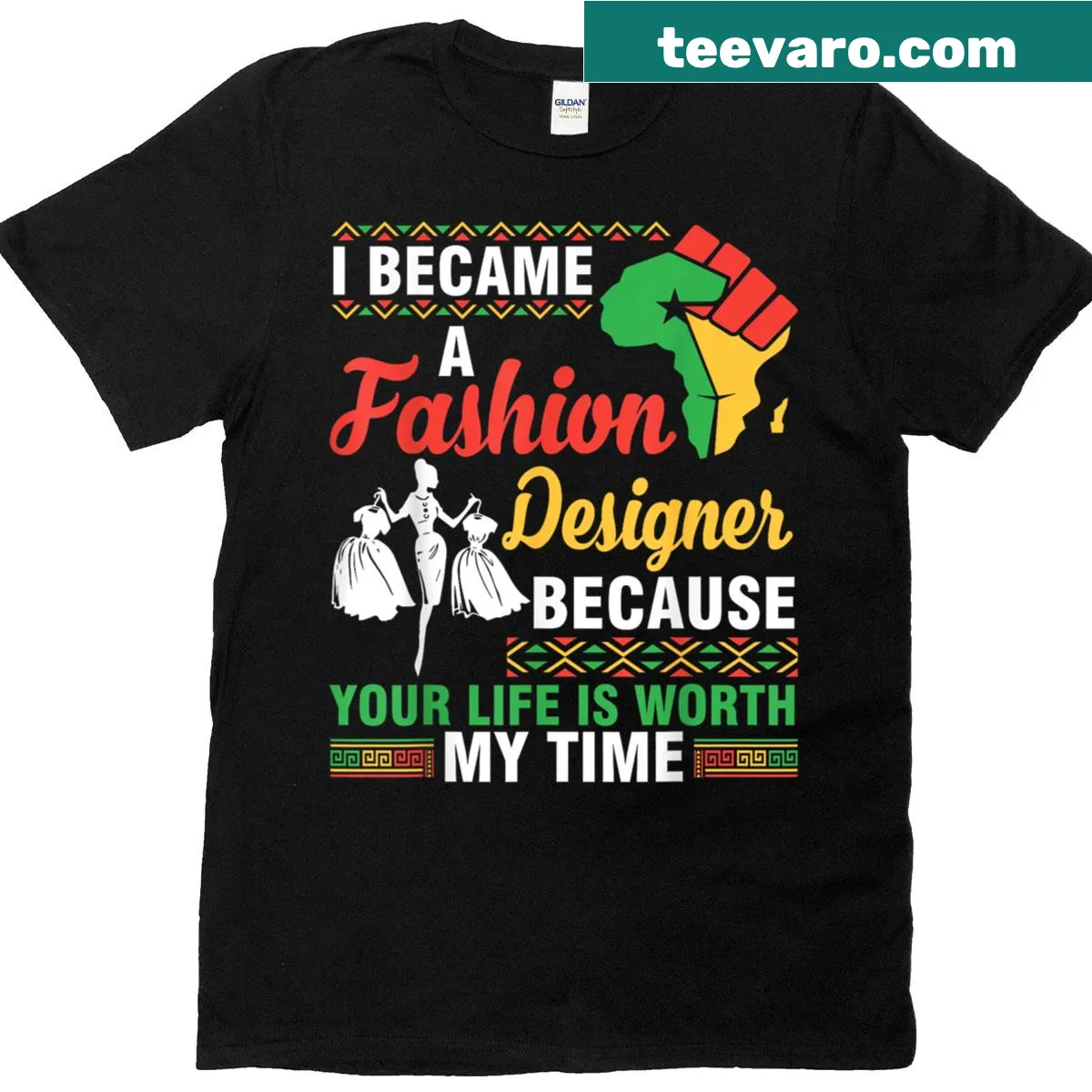 Inspirational T-shirt for social workers with impactful text — on a men's t-shirt