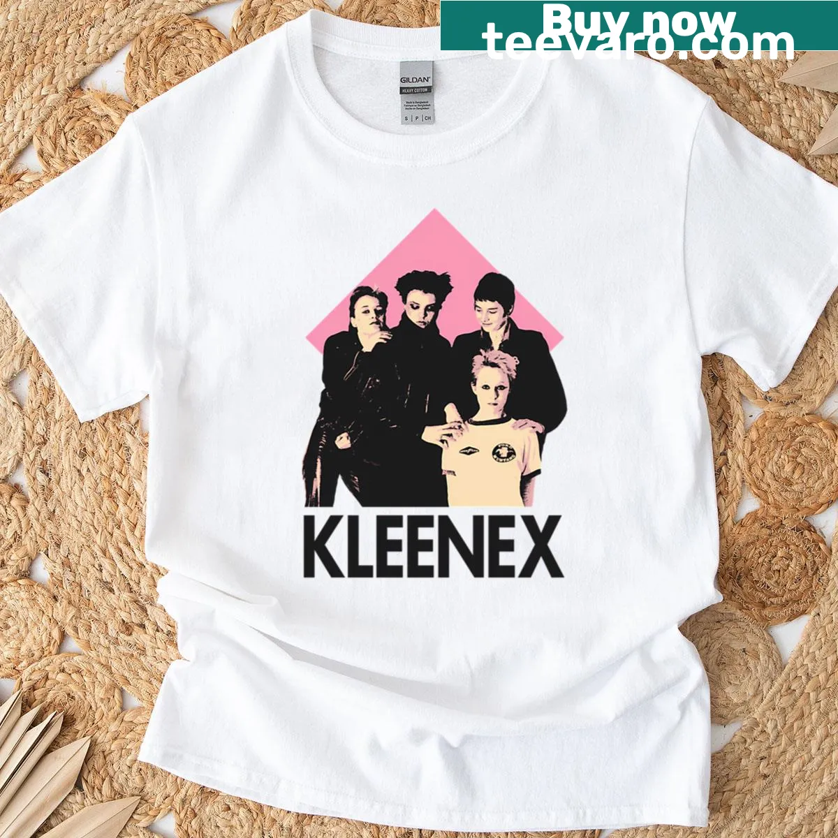 Vintage-inspired T-shirt celebrating the post-punk era — on a men's t-shirt