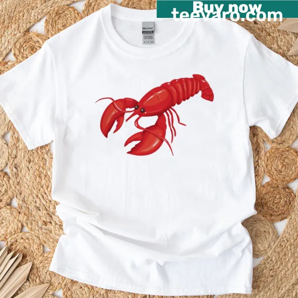 Nautical-themed T-shirt celebrating lobster fishing