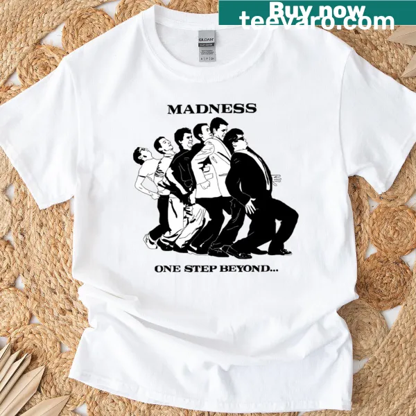 Vintage-style Madness punk rock band graphic t-shirt