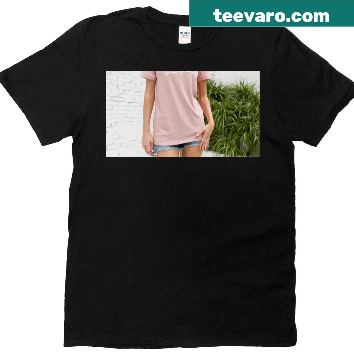Heart graphic and saying on a casual women's T-shirt — on a men's t-shirt