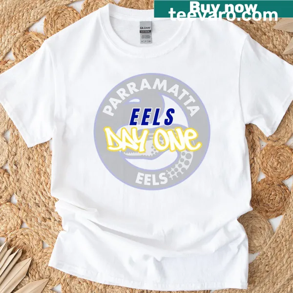 Oversized tee featuring Parramatta Eels fan graphic design