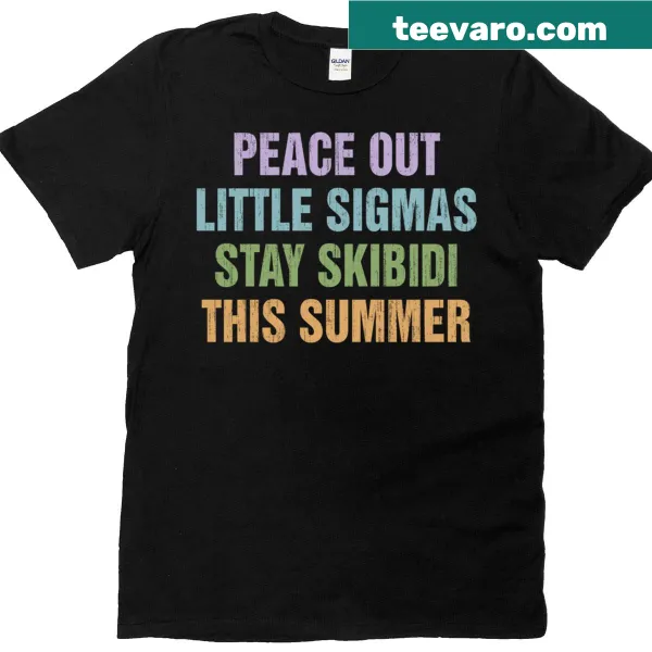 Fun T-shirt for the last day of school with playful text and graphics.