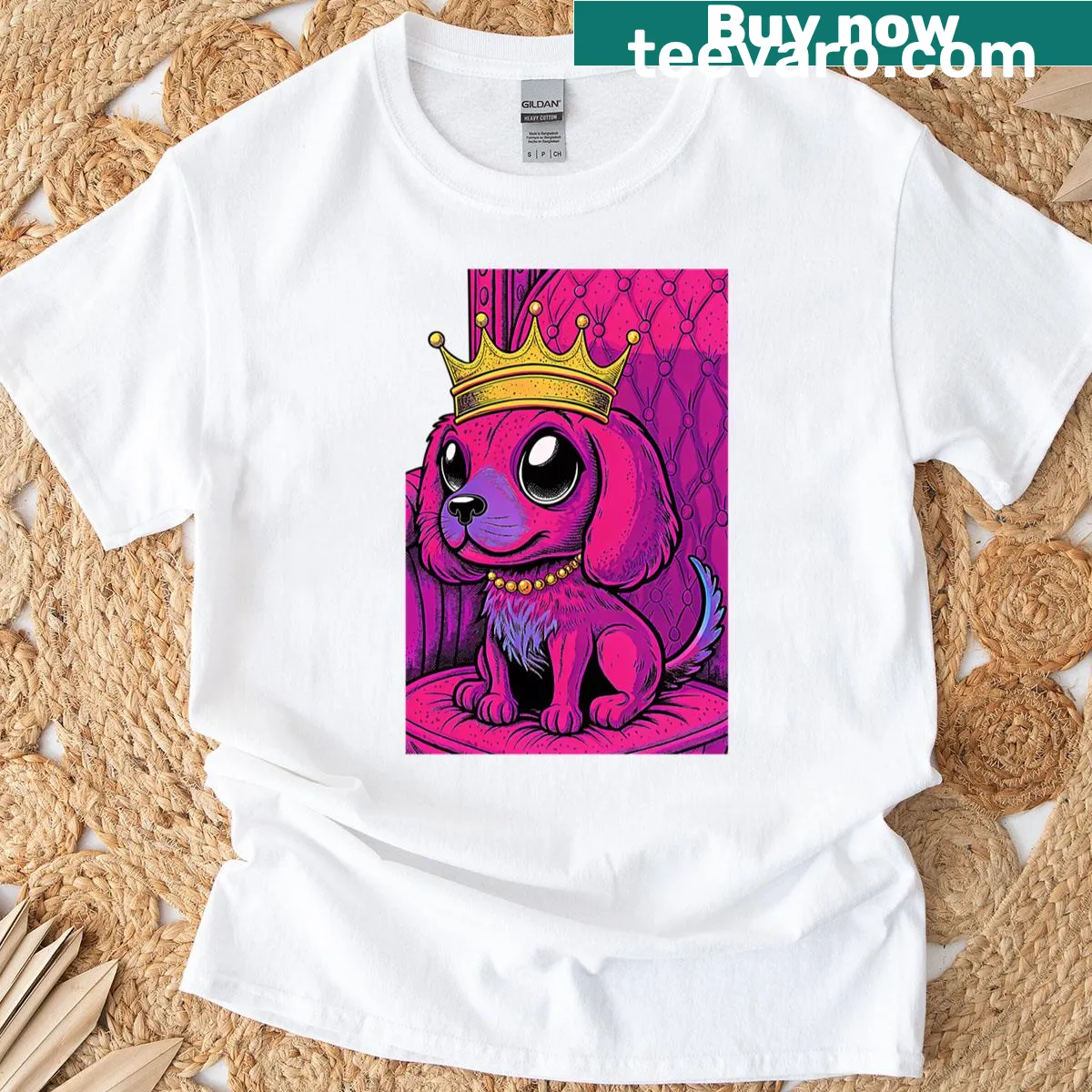 T-shirt with playful typography celebrating pet lovers — on a men's t-shirt