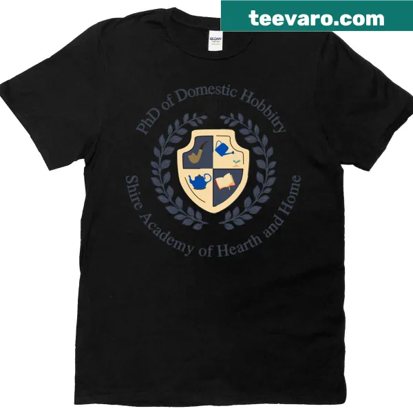 T-shirt with the humorous phrase 'PhD of DH' in bold typography