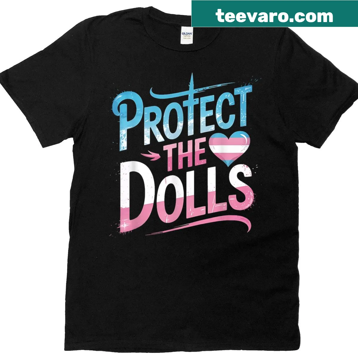 T-shirt featuring a supportive message for LGBTQ+ rights and allyship. — on a men's t-shirt