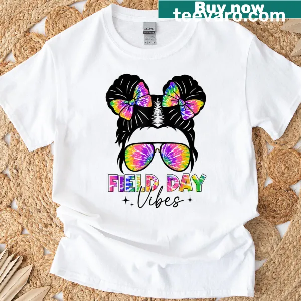 Playful typography design for School Field Day 2025 T-shirt