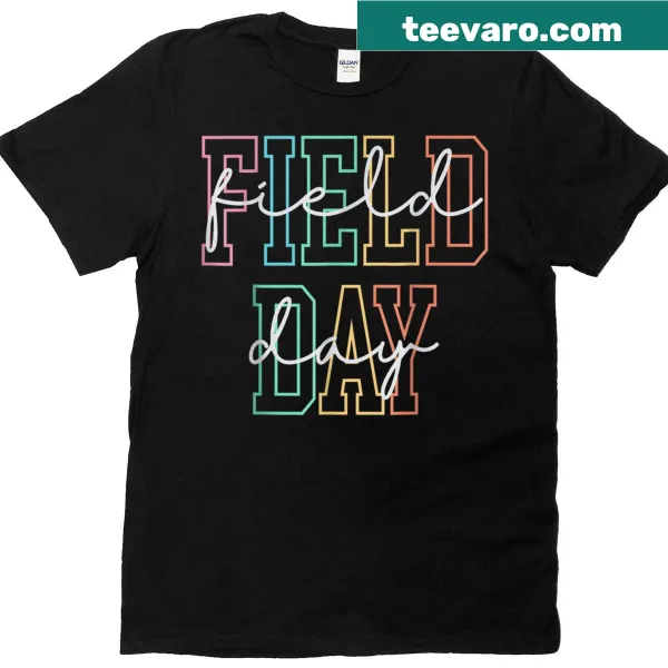 Happy Field Day T-shirt designed for teachers with fun graphics