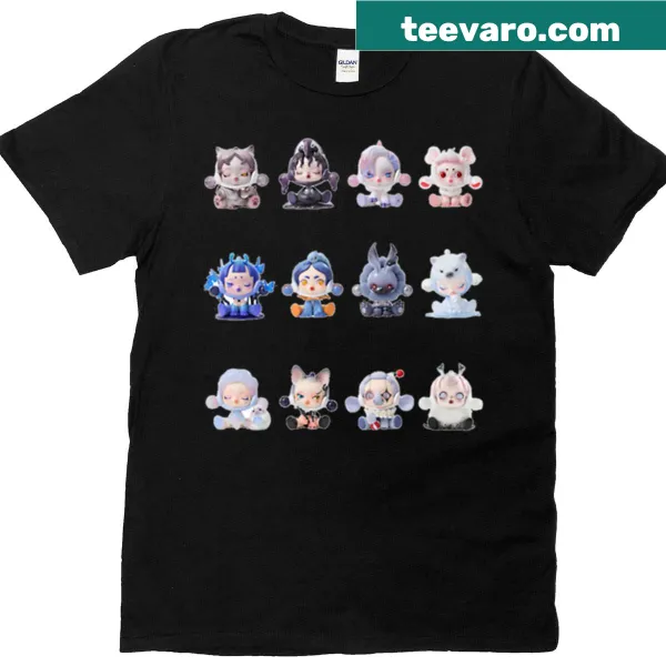 Oversized T-shirt featuring Skullpanda from the Mare Of Animals Series.