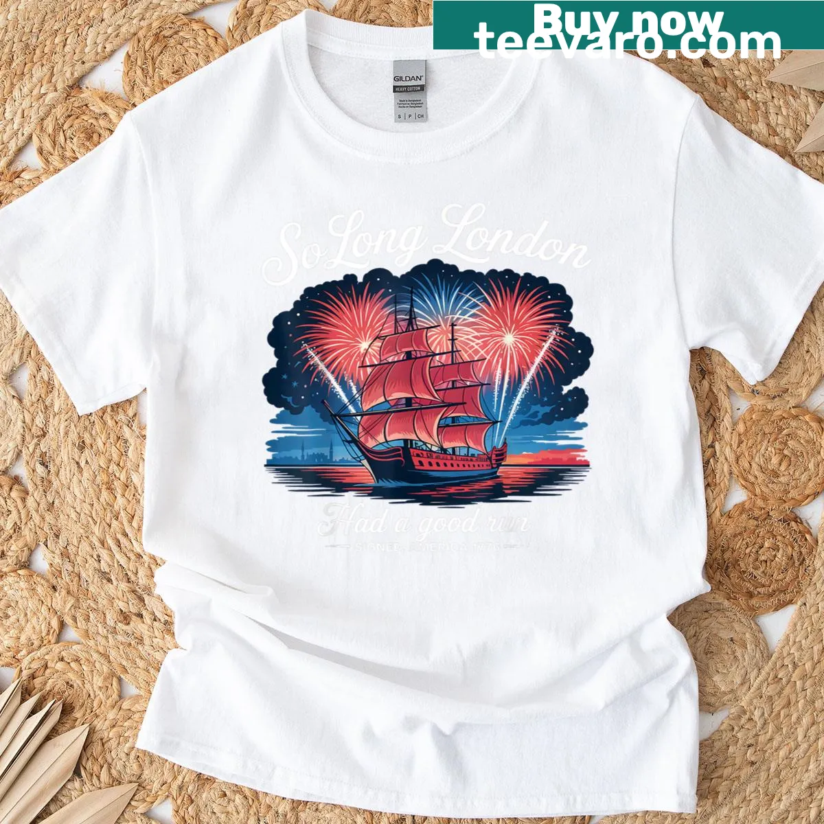 Funny text graphic for July 4th on a t-shirt — on a men's t-shirt