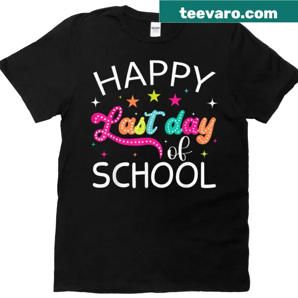 Playful Last Day of School t-shirt for kids and teachers